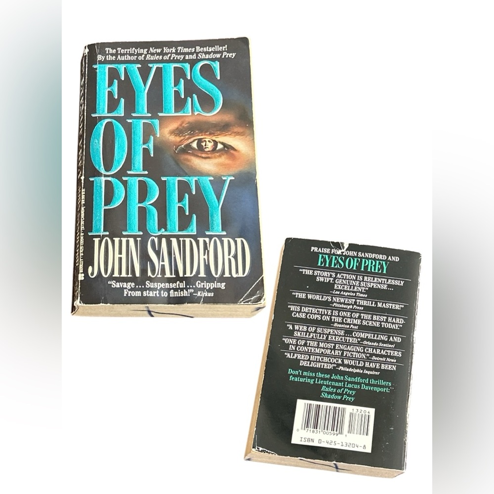 John Sandford Eyes of Prey Paperback Book